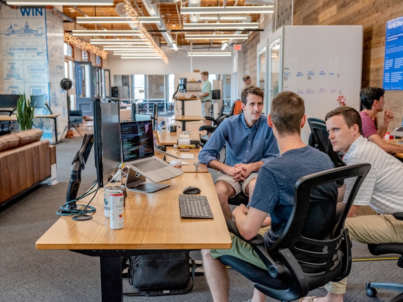 Team meeting with multiple participants